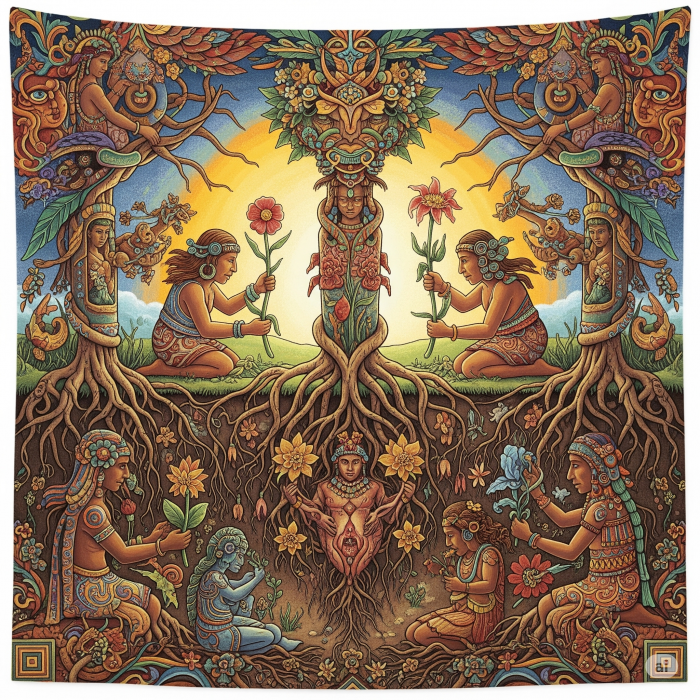 El nacimiento de las flores