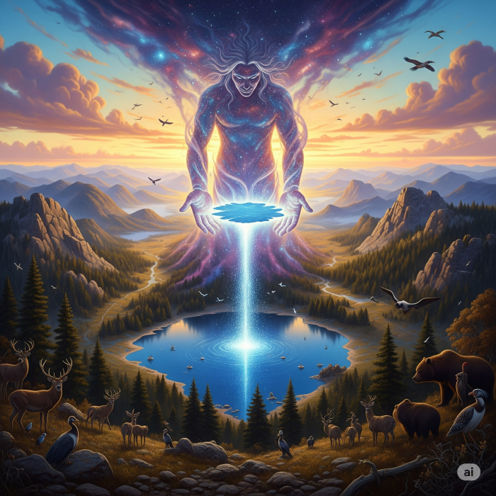 La laguna del caldén solitario