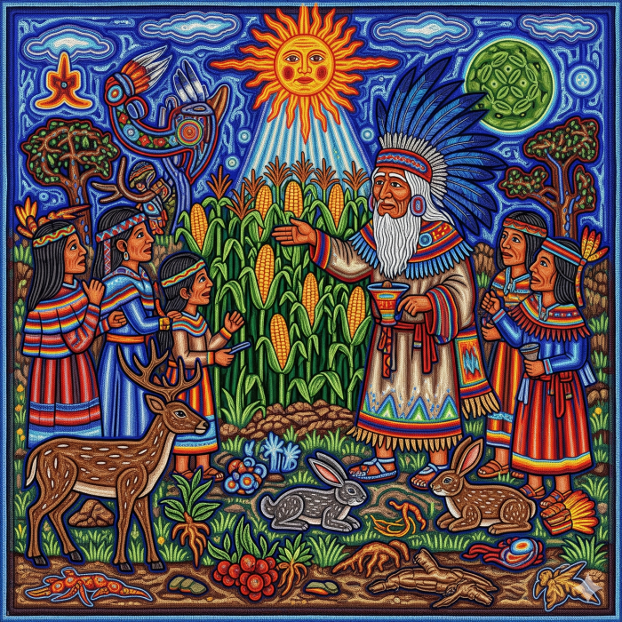 Cómo llego el maíz a los hombres