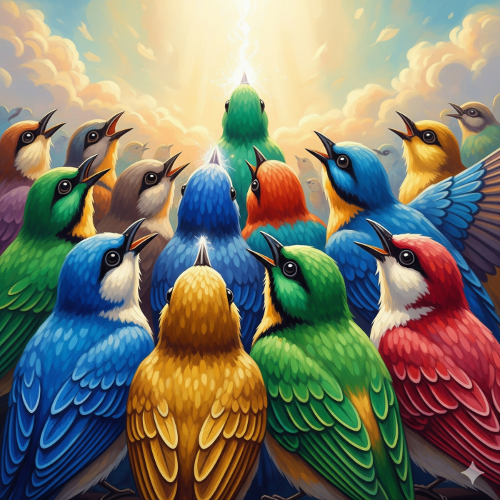 Los Pájaros, sus Trinos y Colores