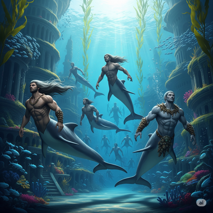 Los hombres-delfines