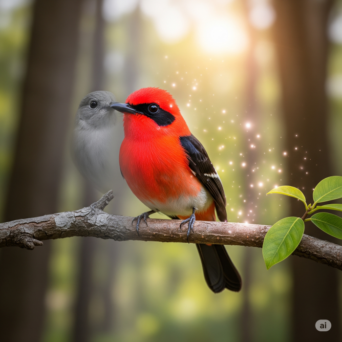 Las plumas del churrinche