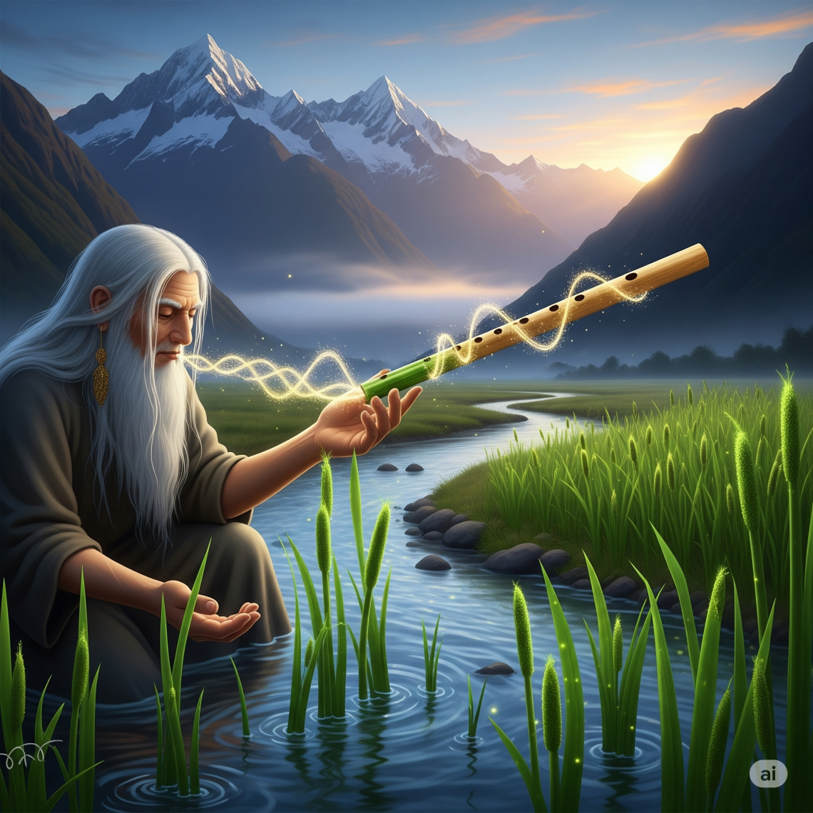 La creación del junco