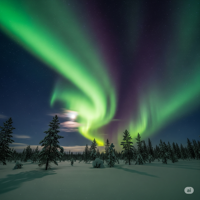 La aurora boreal