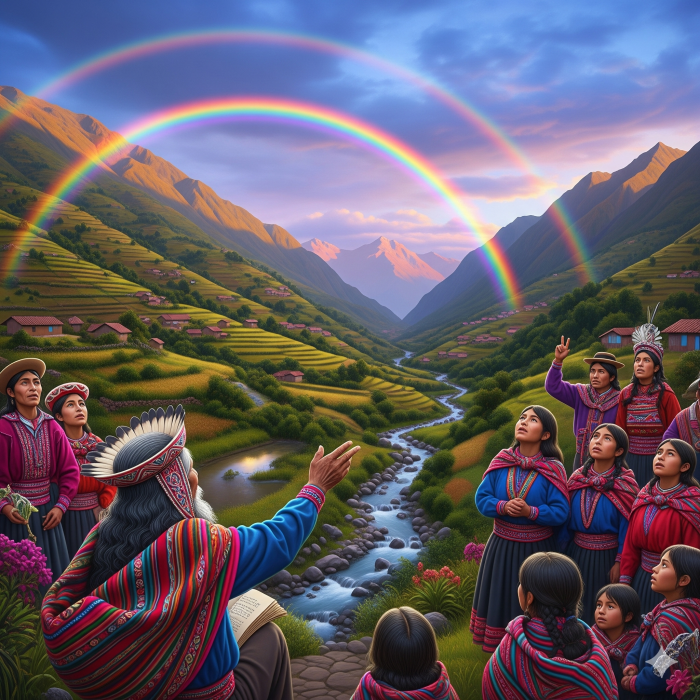 Donde nace el arco iris: mitos de luz después de la tormenta